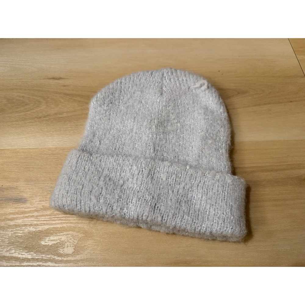 New Calia Luxe Beanie Hat Women's One Size Blue Soft Knit Winter OSFM Polyester